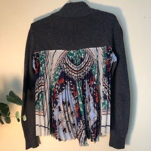 Anthropology Perfect cotton/wool blend sweater